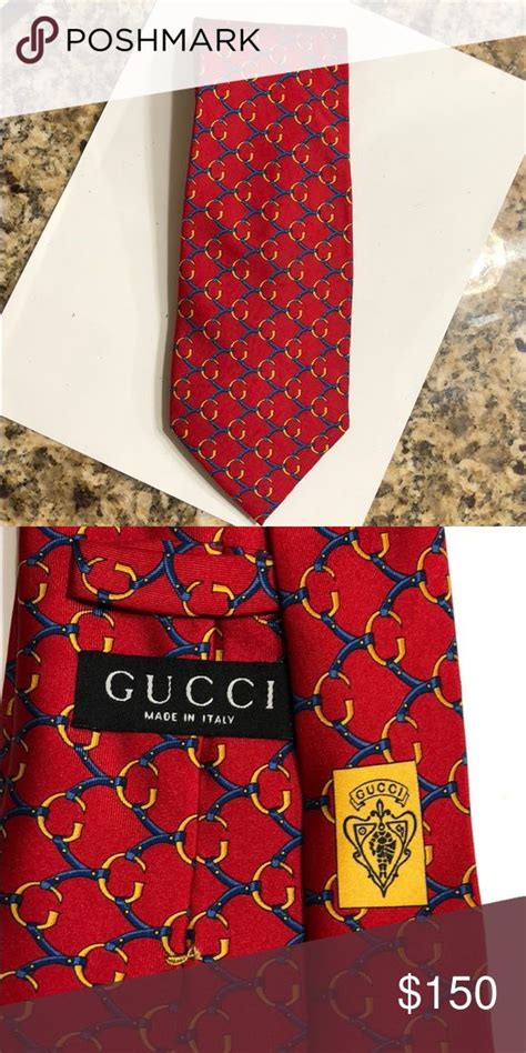 gucci white rose tie